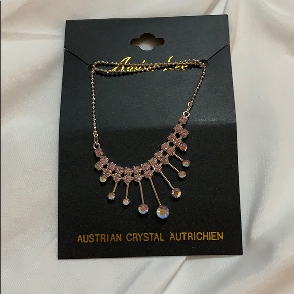 Amber Lee Austrian Crystal necklace - Picture 1 of 4